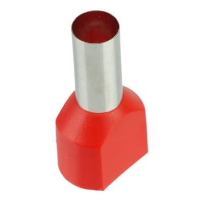 LD406-1014 Наконечник штыревой втулочный изолированный НШВИ(2) 10-14 (упаковка 100 шт) 50393