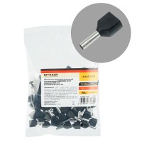 LD406-1508 Наконечник штыревой втулочный изолированный НШВИ(2) 1,5-8 (упаковка 100 шт) 50387 LD406-1508 Наконечник штыревой втулочный изолированный НШВИ(2) 1,5-8 (упаковка 100 шт) 50387