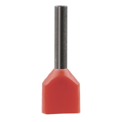 LD406-1010 Наконечник штыревой втулочный изолированный НШВИ(2) 1,0-10 (упаковка 100 шт) 50386