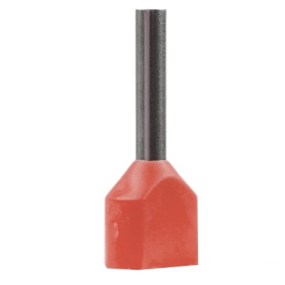 LD406-1010 Наконечник штыревой втулочный изолированный НШВИ(2) 1,0-10 (упаковка 100 шт) 50386