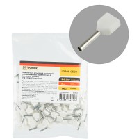 LD406-0508 Наконечник штыревой втулочный изолированный НШВИ(2) 0,5-8 (упаковка 100 шт) 50382 LD406-0508 Наконечник штыревой втулочный изолированный НШВИ(2) 0,5-8 (упаковка 100 шт) 50382