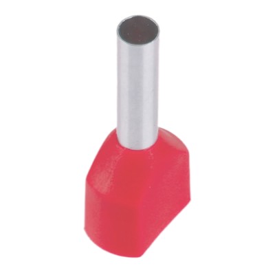 LD406-1008 Наконечник штыревой втулочный изолированный НШВИ(2) 1,0-8 (упаковка 100 шт) 50385