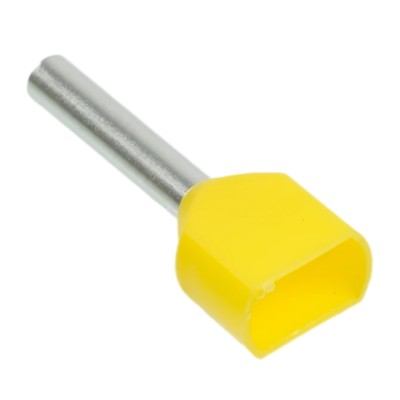 LD406-1512 Наконечник штыревой втулочный изолированный НШВИ(2) 1,5-12 (упаковка 100 шт) 50388