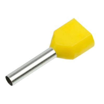 LD406-1512 Наконечник штыревой втулочный изолированный НШВИ(2) 1,5-12 (упаковка 100 шт) 50388