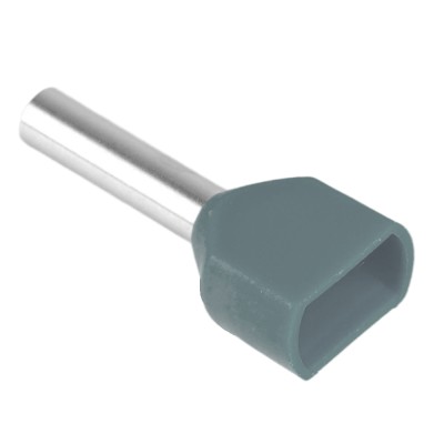 LD406-2510 Наконечник штыревой втулочный изолированный НШВИ(2) 2,5-10 (упаковка 100 шт) 50389