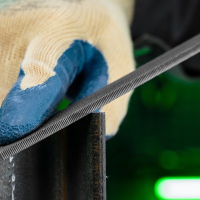 Напильник плоский, 200 мм, деревянная ручка Сибртех