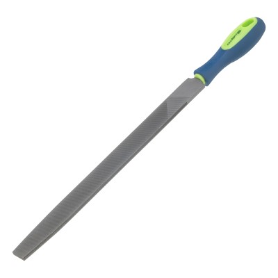 Напильник, 300 мм, плоский, двухкомпонентная рукоятка, №2 Сибртех