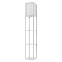 8089/1F COMFI LN25 361 белый, дерево/текстиль Торшер Е27 1*60W 220V PRACTIC