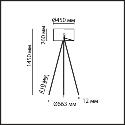 8075/1F NEOCLASSI LN25 золото/серый, металл/текстиль Торшер E27 1*60W 220V AVIOLA Lumion