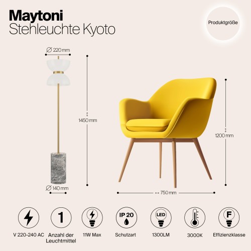 Напольный светильник (торшер) Maytoni MOD178FL-L11G3K