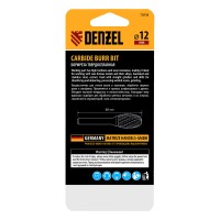 Борфреза по металлу твердосплавная, овальная, тип-E, 12 мм Denzel