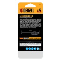 Борфреза по металлу твердосплавная, элипсообразная, тип-H, 12 мм Denzel