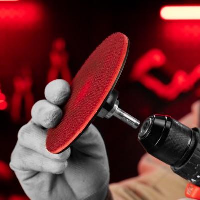 Насадка для дрели и УШМ с липучкой, 125 мм, твердая Matrix