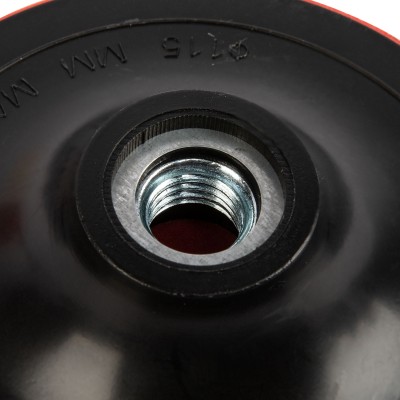 Насадка для дрели и УШМ с липучкой, 115 мм, с адаптером c М14 на d8 Сибртех Насадка для дрели и УШМ с липучкой, 115 мм, с адаптером c М14 на d8 Сибртех