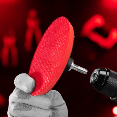 Насадка для дрели и УШМ с липучкой, 125 мм Matrix