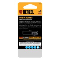 Борфреза по металлу твердосплавная, овальная, тип-E, 8 мм Denzel