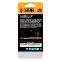 Борфреза по металлу твердосплавная, зенкер 90 град., тип-K, 16 мм Denzel