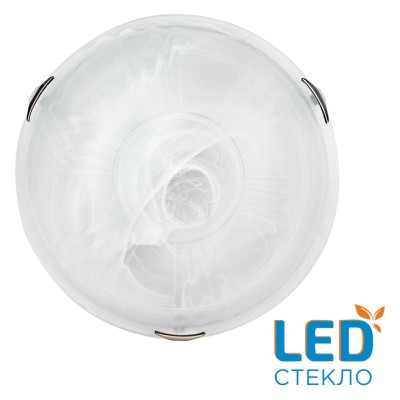 7601/DL SNOK SN Светильник стекло/белое/хром LED 48Вт 4000K D405 IP20 LUFE