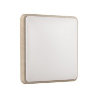 7608/CL PALE SN 120 Светильник пластик/белый/бежевый под дерево LED 30Вт 4000К 340x340 IP43 MERTO
