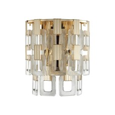 4989/2W HALL ODL22 553 золотой/стекло Бра E14 2*40W BUCKLE Odeon Light