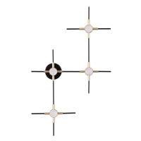 3906/14WL L-VISION ODL20 323 золот/черн/металл Настенный светильник LED 4000K 14W 220V COSTELLA