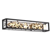 5065/23WL L-VISION ODL24 393 черный/золото/металл/металл Настенный светильник LED 1*23W 4000K BILD