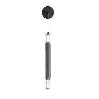 6556/15WL LEDIO LN25 237 черный/дымчатый/металл/акрил, стекло Бра LED 15W 4000К 220V TRENDY