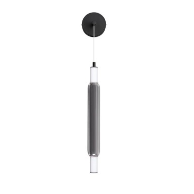 6556/15WL LEDIO LN25 237 черный/дымчатый/металл/акрил, стекло Бра LED 15W 4000К 220V TRENDY