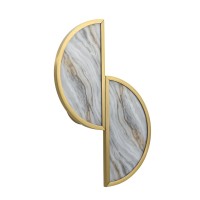 5448/2W L-VISION ODL25 Настенный светильник бронзовый/металл/акрил/искусств/бежев-серый мрамор IP20 LED 2*G9 40W 220V TOSCANA