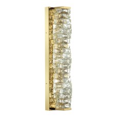 4999/15WL HALL ODL23 433 золотой/прозрачный/металл/хрусталь Бра LED 15W 4000K STRAZA Odeon Light