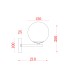 Настенный светильник (бра) Freya FR5230WL-01BS