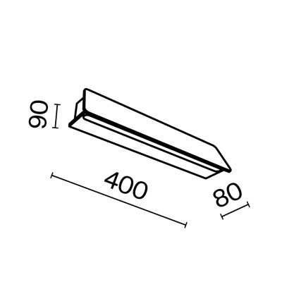 Настенный светильник (бра) Outdoor O429WL-L10GF3K