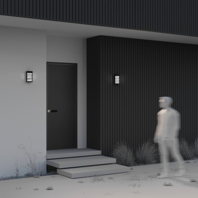 Настенный светильник (бра) Outdoor O034WL-01B