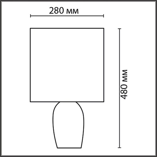 8118/1T COMFI LN25 серый, керамика/текстиль Настольная лампа E27 1*60W 220V AVALONA Lumion