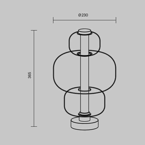 Настольный светильник Maytoni MOD364TL-L15W3K