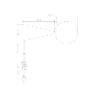 Настольный светильник Freya FR5289TL-01BS