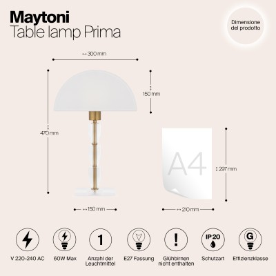 Настольный светильник Maytoni Z034TL-01BZ