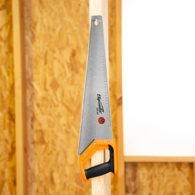 Ножовка по дереву, 500 мм, 7-8 TPI, зуб 2D, каленый зуб, двухкомпонентная рукоятка Sparta