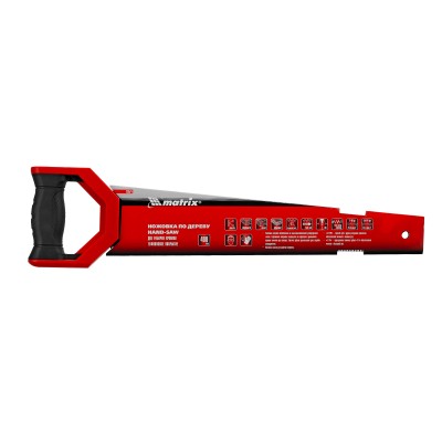 Ножовка по дереву UNIVERSAL, 400 мм, две рабочие кромки 13-14 TPI и 7-8 TPI, тефлоновое покрытие Matrix Ножовка по дереву UNIVERSAL, 400 мм, две рабочие кромки 13-14 TPI и 7-8 TPI, тефлоновое покрытие Matrix