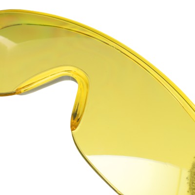 Очки защитные открытого типа, желтые, ударопрочный поликарбонат Сибртех