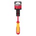 Отвертка Insulated, SL3 x 80 мм, CrMo, до 1000 В, двухкомпонентная рукоятка Matrix Professional Отвертка Insulated, SL3 x 80 мм, CrMo, до 1000 В, двухкомпонентная рукоятка Matrix Professional