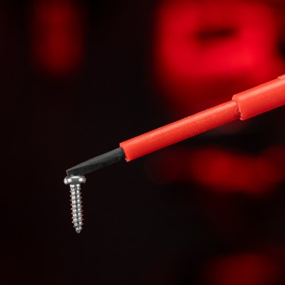 Отвертка Insulated, SL3 x 80 мм, CrMo, до 1000 В, двухкомпонентная рукоятка Matrix Professional Отвертка Insulated, SL3 x 80 мм, CrMo, до 1000 В, двухкомпонентная рукоятка Matrix Professional