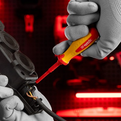 Отвертка Insulated, PH0 x 75 мм, CrMo, до 1000 В, двухкомпонентная рукоятка Matrix Professional
