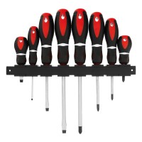 Набор отверток "Era", 8 шт, CrV, трехкомпонентная рукоятка Matrix Набор отверток "Era", 8 шт, CrV, трехкомпонентная рукоятка Matrix