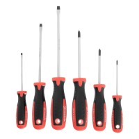 Набор отверток, сталь S2, двухкомпонентные рукоятки, 6 шт Matrix Professional Набор отверток, сталь S2, двухкомпонентные рукоятки, 6 шт Matrix Professional