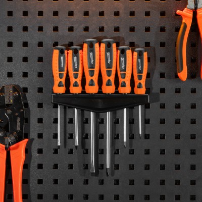 Набор отверток "Point", CrV, двухкомпонентные рукоятки, 6 шт, Sparta