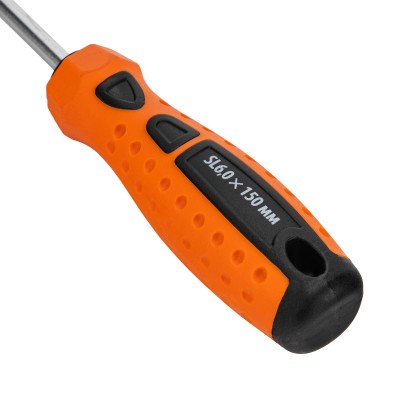 Набор отверток "Point", CrV, двухкомпонентные рукоятки, 6 шт, Sparta