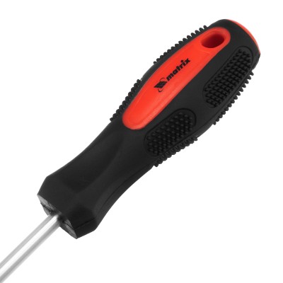 Отвертка Anti-Slip, PH2 х 100 мм, CrV, двухкомпонентная рукоятка Matrix Отвертка Anti-Slip, PH2 х 100 мм, CrV, двухкомпонентная рукоятка Matrix