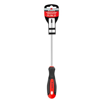 Отвертка Fusion, PH1 х 150 мм, CrV, трехкомпонентная рукоятка "Anti slip" Matrix