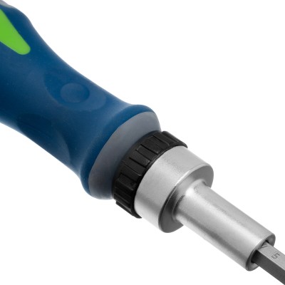 Отвертка реверсивная с набором бит и торцевых головок, 25 шт, CrV, чехол Сибртех Отвертка реверсивная с набором бит и торцевых головок, 25 шт, CrV, чехол Сибртех